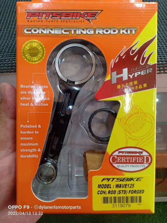 PITSBIKE CONNECTING ROD STD FORGED FOr WAVE 125