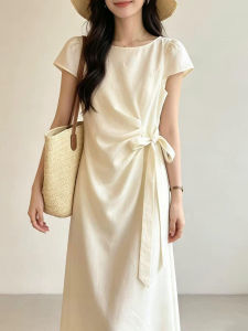 ZHENMANZI | Short Sleeve Elegant New Style Slimming A-Line Summer Dress