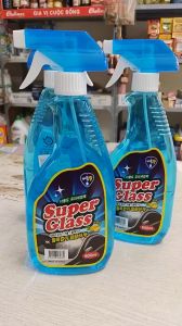 Chai xịt vệ sinh kính Super Glass Bubble Wick 600ml hàng nội địa Hàn Quốc