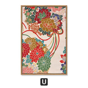 Zen Style Wall Hanging Painting Zen Floral