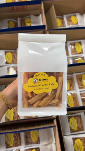 Bitea Bites Crab Flavor Rolls/Crab Roe Crispy Rolls /Seafood Crispy Rolls/Crispy Office Snacks