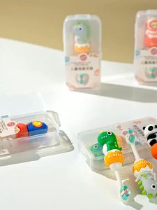 Gulicola Toddler Kid Cartoon Toothbrush With Case