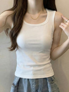 YAYANGREN | White Padded Vest for Big Size Women No Sleeve