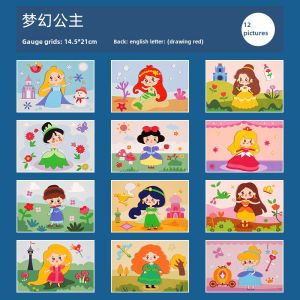 3D Sticker Creative DIY Handmade Fun Cartoon Material Kit Childrens Educational Art Work Puzzles for Kids under 12 Years Old