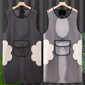 Áo Choàng Nấu Ăn TPU Chống Dầu Chống Thấm Nước Dùng Cho Nhà Bếp Cửa Hàng Thú Cưng Thời Trang Không Cần Dùng Một Lần