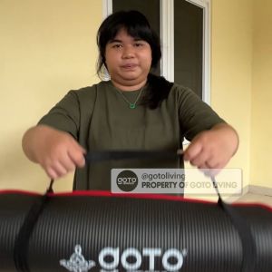 Goto Zen NBR Yoga Mat 8mm Matras Olahraga Poundfit Anti Slip Tebal