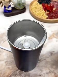 เครื่องบดสมุนไพร เครื่องบดผง บดแห้ง เครื่องบดธัญพืช 350ML เครื่องบดเมล็ดกาแฟ สแตนเลส 304