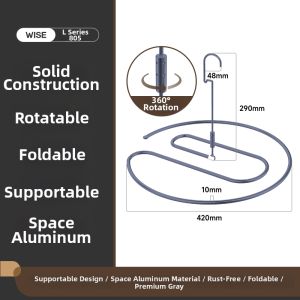 MINGZHI | Specialized Quilt Drying Rack Aluminum Spiral Large Drying Stand