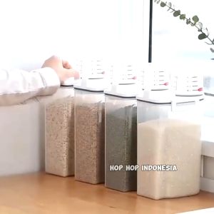 【ZEN】Tempat Penyimpanan Beras Kacang Multifungsi Perlengkapan Dapur Dispenser