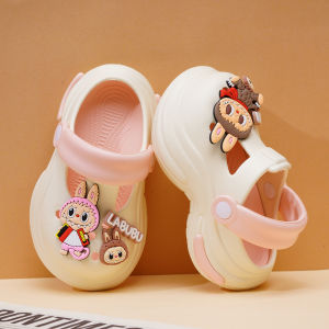 K-Denis Childrens Clog Shoes Soft Bottom Anti-Slip Sandals Summer New Style Beach Slippers Girls Slip-On Footwear PVC EVA TPR