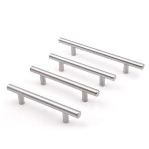 Masely Cabinet Drawer Handle Wear-resistant Durable Antirust Wardrobe Stainless Steel Handles