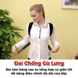 Đai chống gù lưng hỗ trợ định hình cải thiện vóc dáng hỗ trợ thẳng lưng chỉnh dáng