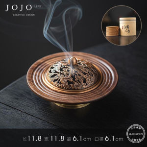 Jojos L PD Purple Spring Valley Tea Ceremony Incense Burner Home Indoor Sandalwood Incense Fragrance Diffuser Bug Eaten