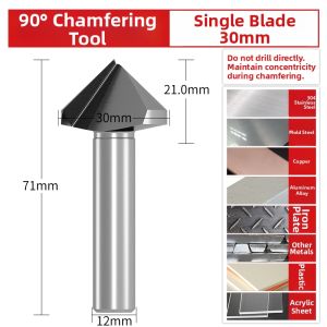 Beili | Stainless Steel 3-Edge Countersink 90 Degrees