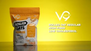 2 FREE 1 เวอรี่นาย ข้าวโอ๊ต อบเต็มใบ Verre9 Regular Rolled Oat (800 กรัม) เกรดพรีเมี่ยม overnight oats / oat meal / granola