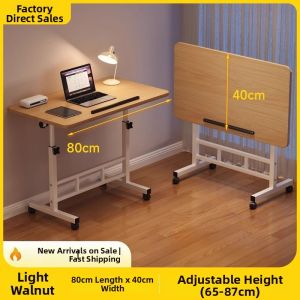 Adjustable Movable Folding Bedside Desk With Wheels
