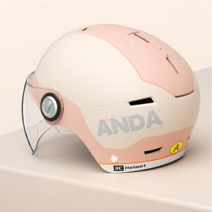 Safety Compliant Universal Summer Sun Protection Motorcycle Half Helmet