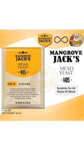 [Mangrove Jack’s] ยีสต์ หมักเบียร ทำเบียร์  Yeast M05 (Yeast) - Mangrove Jack’s- M05 Mead - Craft Series Yeast ยีสต์ทำไวน์ m05  Mead Yeast M05 ยีสต์ yeast mead
