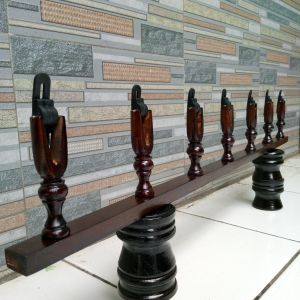 standar pion saka sensitive kayu joran timbang pancing