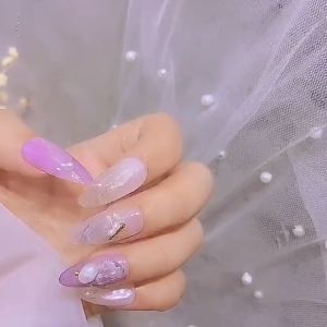 Xà cừ tuyết ẩn gel xà cừ vân đá ánh ngọc trai 6 màu có sẵn phụ kiện nail