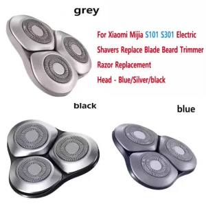 YTYIN | For Xiaomi Mijia S101 S301 Electric Shavers Replace Blade Beard Trimmer Razor Replacement Head - Blue/Silver/black 