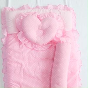 AR002 พร้อมส่ง ที่นอนเด็กอ่อน สัมผัสนุ่ม ที่นอนเด็กทารก ลายน่ารักๆ ที่นอนครบเซ็ท ผ้าคอดตอนเเท้ 100%