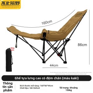 BUZHIHUANGYE | Ghế Dã Ngoại Gấp Đơn Giản cho Nhiều Hoạt Động