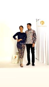 Nusa Kebaya Setelan Kebaya Brokat Modern Couple Kemeja Batik Baju Kebaya Couple Pasangan Kebaya Couple