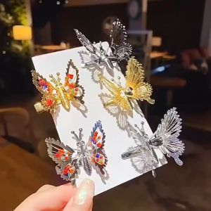 Jepit Rambut Jedai Klip Kupu2 Bergerak Variasi Sanggul Quality Impor