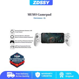 ZDSSY NEW MEMO S3 Gamepad Gaming Type-C Mobile Phone Controller with Hall Effect Stick Joystick For Android Type C PS Cloud Game Customized