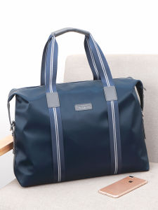Mens Oxford Cloth Travel Bag Large Capacity Handbag Short Trip Crossbody Fitness Bag Fashionable Trendy Soft Handle Leisure