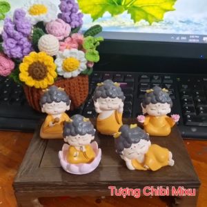 Tượng Phật Ông tượng Phật Bồ Tát nhiều mẫu size 5cm hàng cao cấp