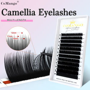 CoMango B/C/D Camellia Eyelash Extensions Cashmere Multi-length Natural Volume Fans False Eyelash Clusters