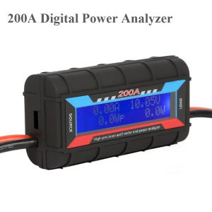 ABS Watt Meter Reusable Professional 200A Digital Electrical Solar Panel LCD Screen Power Analyzer Voltmeter Backlight RC