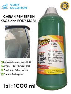 Cairan Pembersih Jamur Kaca Mobil Cleaner ukuran 1000 ml Cairan Formula Khusus Aman untuk Kaca dan Mobil anti jamur Waterspot Pembersih Kaca Anti Jamur Aman untuk Cat Obat pembersih Jamur Kaca Cairan pembersih multifungsi