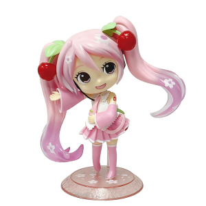 Bandai | 9.5CM Figure Hatsune Miku  Anime Figure Q Version PVC Peripheral Collectible Models Decorative Decorations Kawaii Gift