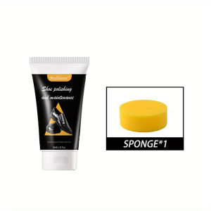 Shoe Polishing and Maintenance with 1 Polishing Sponge Dust Stain Remover Quick Polishing and Deep Nourishment Shiny Finish