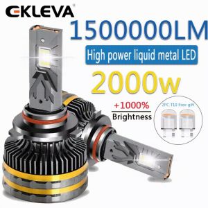EKLEVA Auto Headlight Bulbs H7 Led Canbus Vehicle 200W High Power Lighthouse for Car 9005 9006 9012 H1 H4 H7 H11 12V 24V