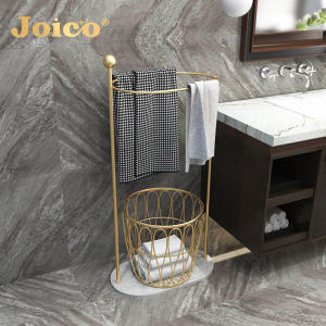 Swiss Joico Accessible Luxury round Towel Rack Floor Bath Towel Rack Bathroom Storage Rack Bathroom Clothes Storage Rack