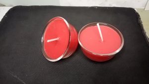 Refill Lilin Mangkok Lilin Sembahyang Lunak Warna Merah 2 Pcs