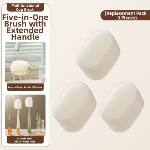 PISSA | 5-in-1 Long Handle Insulated Cup Cleaning Brush