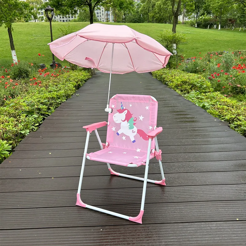 Children's folding best sale chair with umbrella