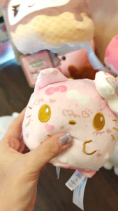[Direct from US] Stock SG Officially Licensed Sanrio Hello Kitty 50th Anniversary Cute Pink Reversible 4" Plushie