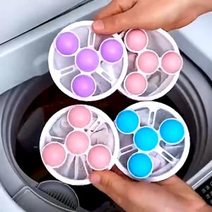 Phao Lọc Cặn Bẩn Máy Giặt Thông Minh Tiện Lợi Túi Lọc Rác Loại Bỏ Sợi Tóc Bụi Bẩn Vệ Sinh Lồng Máy Giặt