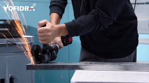 998VF Cordless Angle Grinder Brushless Rechargeable Lithium Battery Grinder Cutting Machine Car Polishing Power Tool