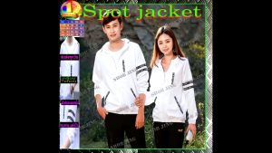 เสื้อแจ็คเก็ตสไตล์เกาหลี ระบายอากาศดี ผ้าร่ม ผ้าบาง กันฝน กันแดดJacket outdoor korean style ผ้า polyeyter แขนยาว ตัวใหญ่ ใส่เทียว เสื้อแจ็คเก็ตแขนยาว