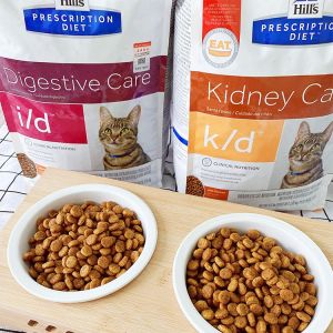 Hills Pet c/d Urinary Care Cat Prescription Food k/d Kidney Maintenance Cat Food Urinary Health Formula Inhibits Stones Relieves Urinary Tract Infections and Prevents Heart Failure 1.5kg/3.85kg Bowl