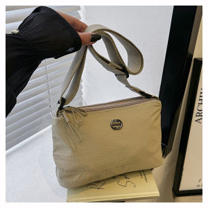 Ultra-Light Waterproof Three-Layer Single Shoulder Crossbody Bag Womens Fashionable Puff Cotton Bag Korean Style Small Backpack