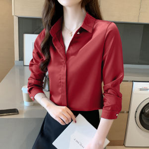 Autumn Stylish Office Ladies Chiffon Shirt