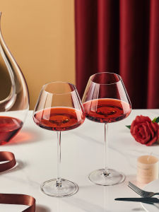 ZHUXI | Elegant Luxurious Large Burgundy Wine Glass 1 Pair